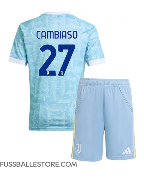 Günstige Juventus Andrea Cambiaso #27 Auswärts Trikotsatzt Kinder 2025-26 Kurzarm (+ Kurze Hosen) Günstige Juventus Andrea Cambiaso #27 Auswärts Trikotsatzt Kinder 2025-26 Kurzarm (+ Kurze Hosen)